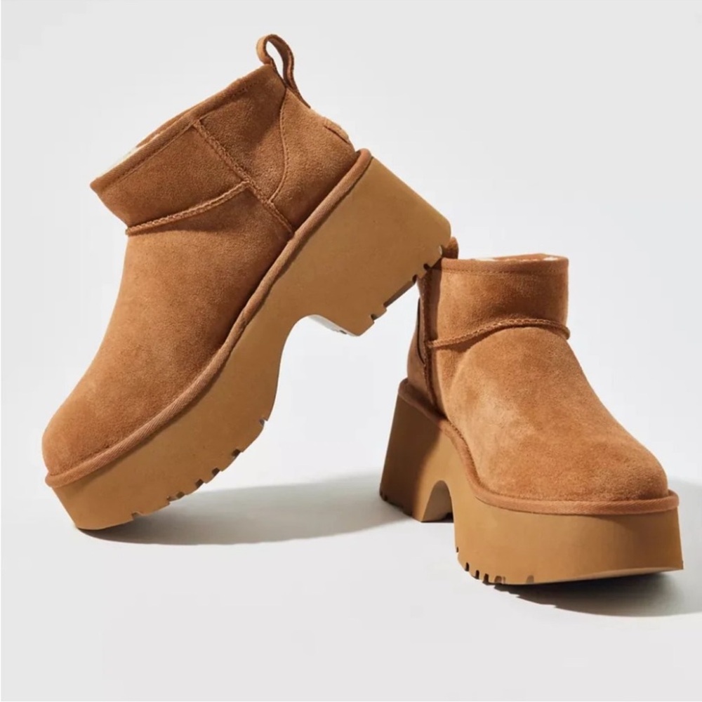 New UGG Classic Ultra Mini New Heights Platform Boot